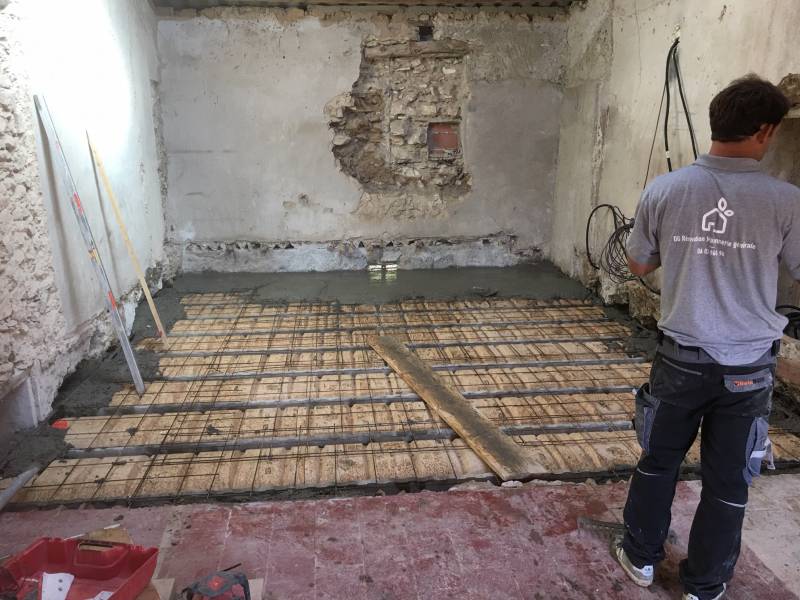 Réaménagement en gros œuvre d’une maison sur la commune de Coudoux